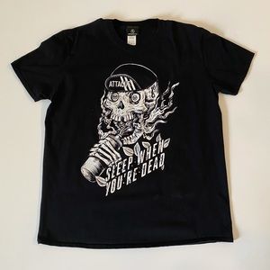 Attacus X SWYD Sam Dunn Graphic Tee Black Mens XL